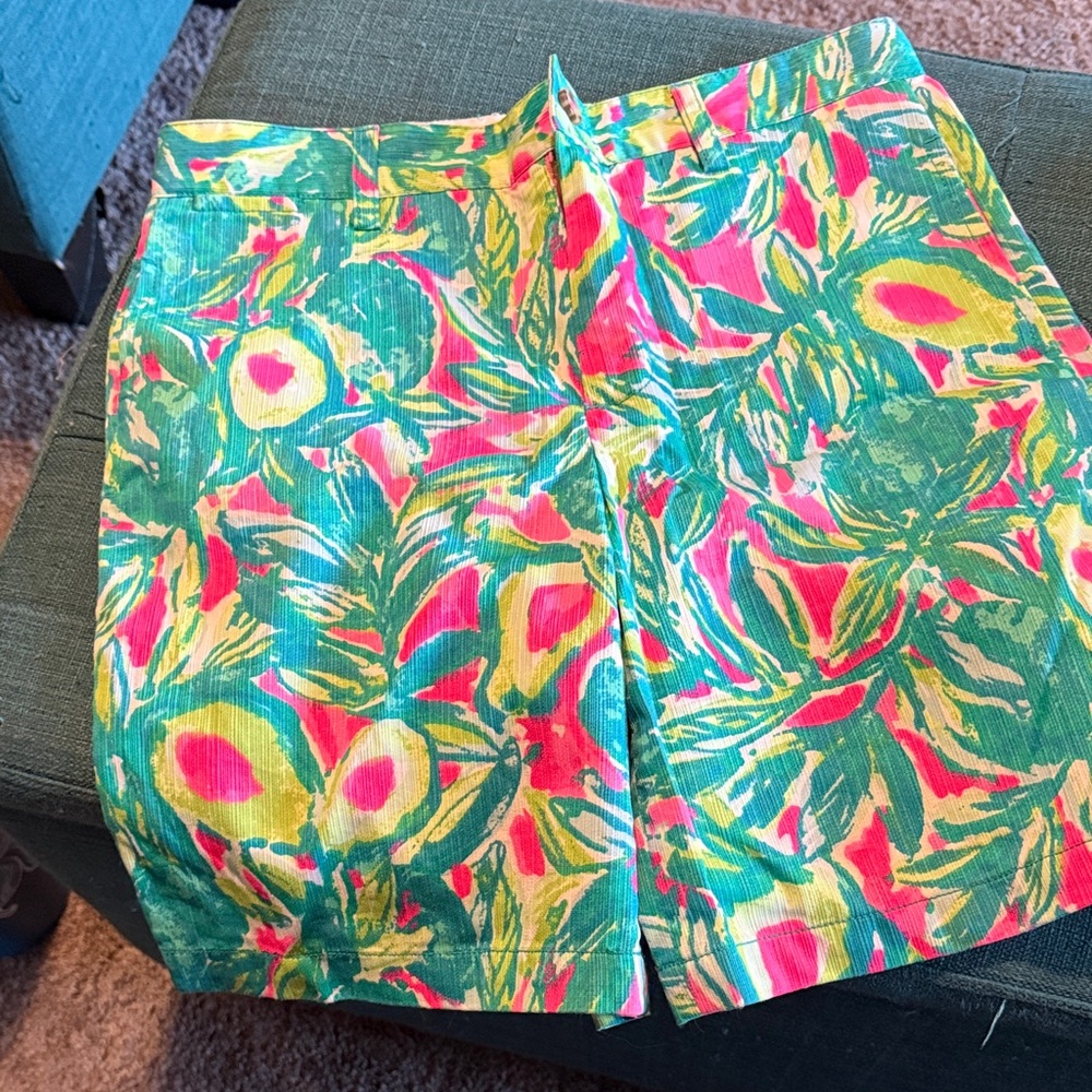 Boys Lilly Pulitzer shorts size 8 worn once.  Colorful Tropical Print Skirt